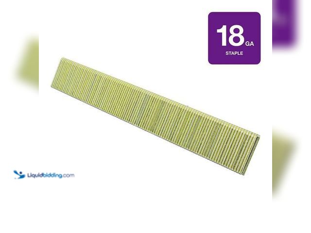 Lot 49-5452255 - Grip-Rite
7/32 in. x 1 in. 18-Gauge Adhesive Collated Electrogalvanized SX-Style Narrow Crown Finis...