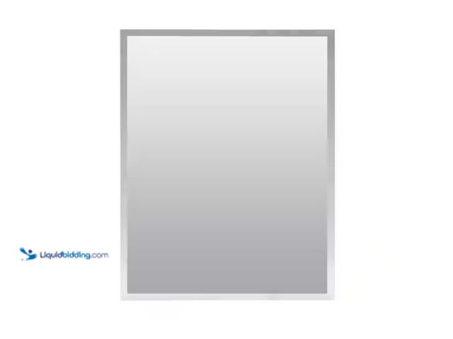 Lot 49-1576602 - Glacier Bay 16 in. W x 20 in. H Rectangular Recessed or Surface Mount Frameless Beveled Mirror Medic...