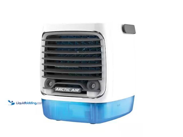 Lot 49-1534380 - (2) ARCTIC AIR Turbo Chill Desktop Evaporative Space Cooler with LED Nightlight, Model # AATC-PD27, ...
