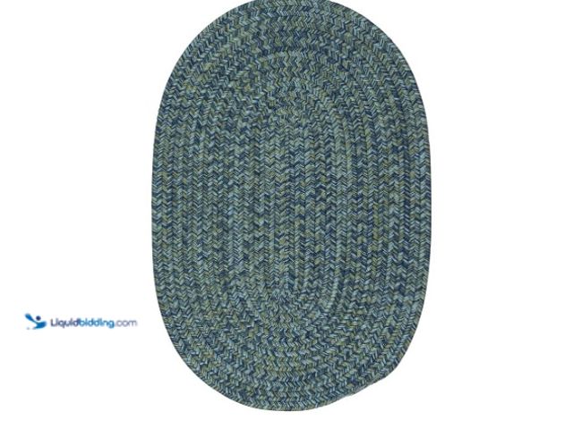 Lot 49-1572239 - Sebastian Tweed Rug - Deep Blue 42"x66" Model #B0DS6BY3GB, Unused  Ref#AmaBlue0114