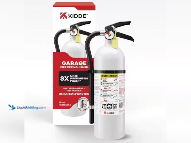 Lot 49-1627003 - Kidde Garage and Workshop 3-A:40-B:C Class ABC 5.5 lb. Fire Extinguisher, FA340 Model # 21030928, Un...
