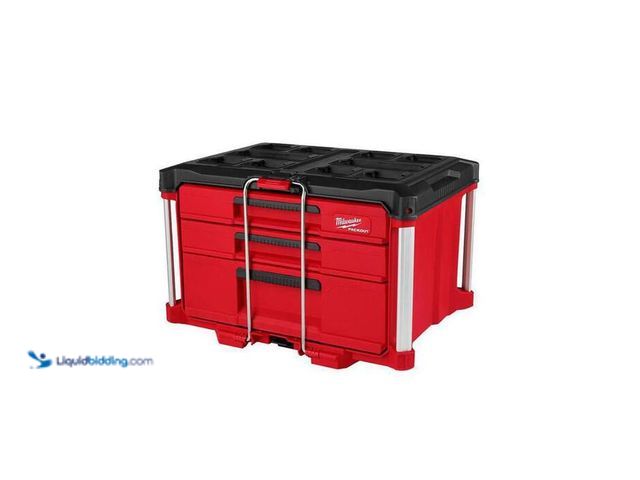 Lot 49-5414030 - Milwaukee
PACKOUT 22 in. Modular 3-Drawer Multi Drawer Tool Box with Metal Reinforced Corners and 5...