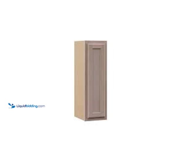 Lot 49-5459334 - Hampton Bay Recessed Panel 9 in. W x 12 in. D x 30 in. H Assembled Wall Cabinet in Unfinished. Model...
