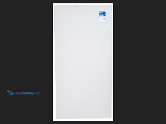 Lot 49-5484769 - Plaskolite Optix Prismatic 47.75 in. L x 23.75 in. W 0.097 in. Square Edge Acrylic Lighting Panel (1...