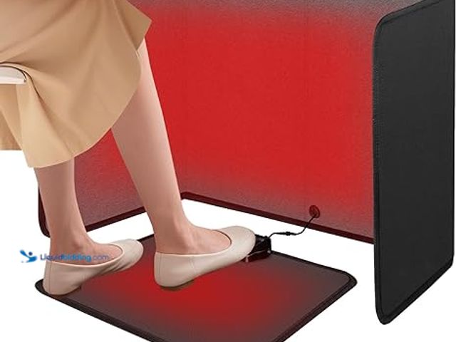 Lot 49-5475873 - SoliSnug Under Desk Heater Foldable, Quiet Space Heater for Office with Timer, 8 Temp Levels, Auto S...