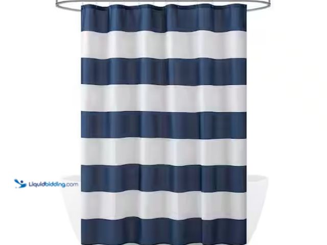 Lot 49-1534960 - (2) Urban Habitat 13-Pieces Printed 70 in. W x 72 in. L Polyester Shower Curtain Plus Hooks Set in W...