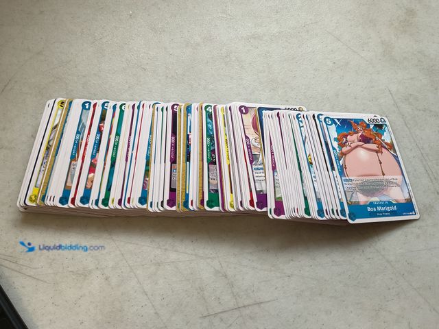 Lot 49-1505256 - COLLECTIBLE AMAZING LOT OF 100+ ONE PIECE COLLECTIBLE TRADING CARDS FROM VARIOUS YEARS AND TYPES LOA...