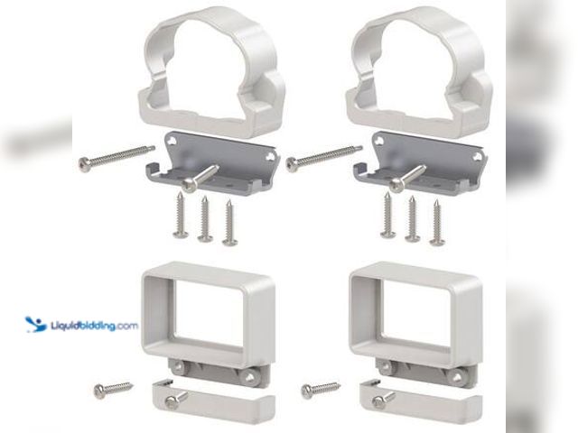 Lot 49-5575077 - QTY 2 - Veranda Traditional/Williamsburg White Line Bracket Kit (4-Piece) Model # 73014296 UNUSED.