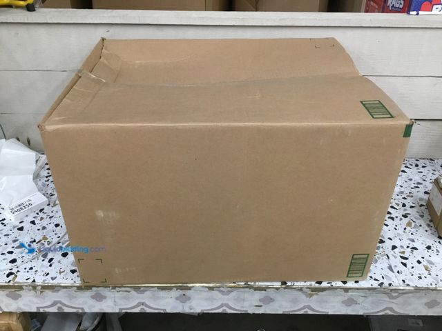 Lot 49-5408256 - Two Piece Ribbed Ottoman Crème Color. Item is Unused