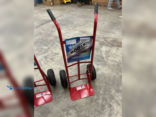 Lot 49-5485264 - Milwaukee 800-lb Capacity 2 -Wheel Red Steel Standard hand truck. Model #70121. New