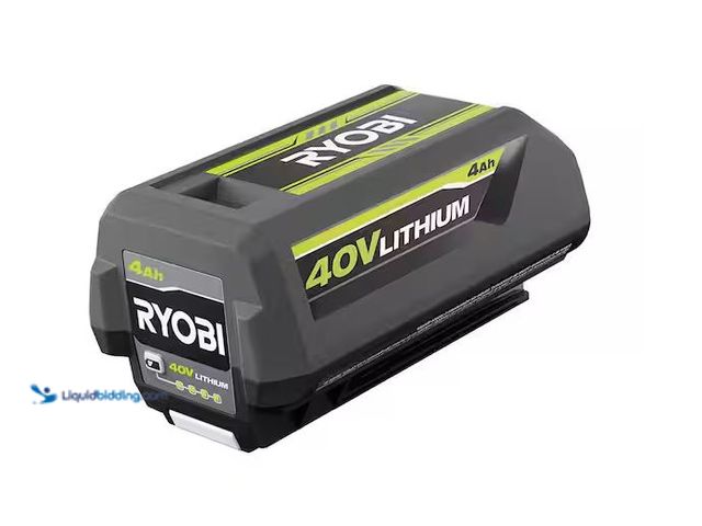 Lot 49-5561089 - RYOBI
40V Lithium-Ion 4.0 Ah Battery, Unused