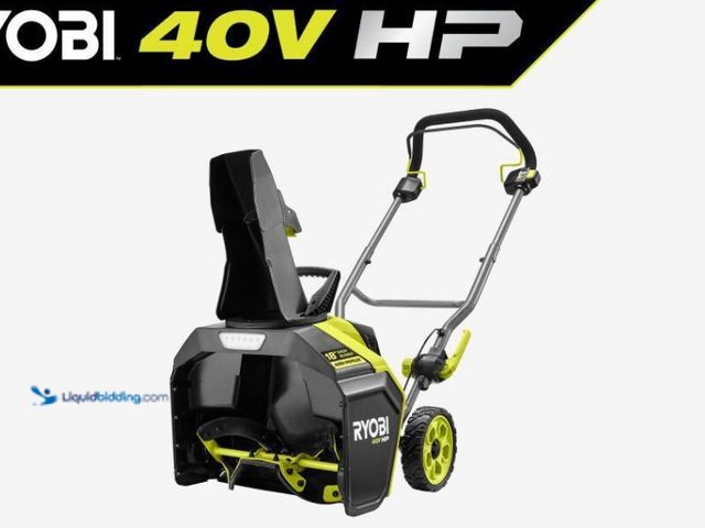 Lot 49-5463795 - RYOBI
40V HP Brushless 18 in. Single-Stage Cordless Electric Auger Propelled Snow Blower New