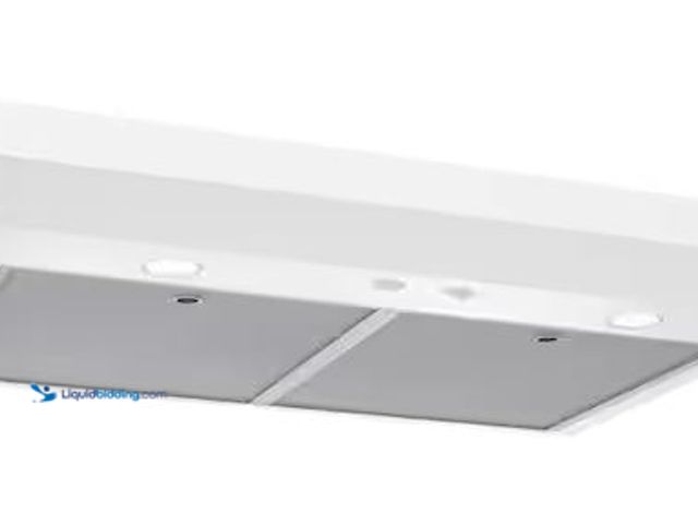 Lot 49-5460514 - Broan-NuTone
Glacier 30 Inch 350 Max Blower Under-Cabinet Range Hood, White, ENERGY STAR Internet #...