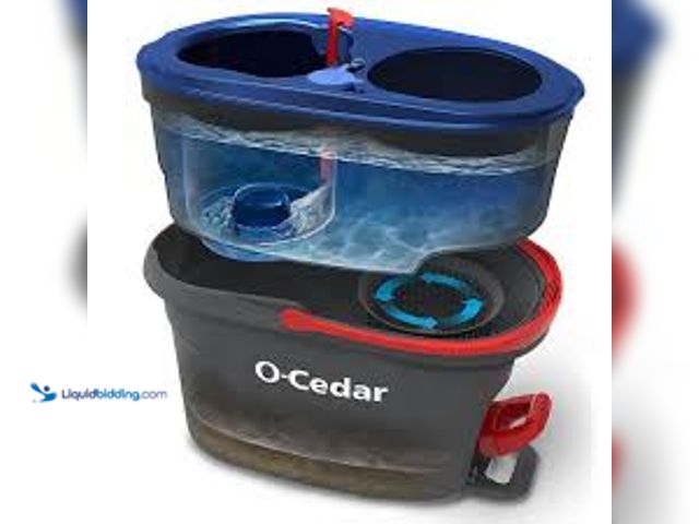 Lot 49-5483897 - O-Cedar RinseClean Deep Clean Microfiber Spin Mop, Clean with Clean Water (The Home Depot Exclusive)...