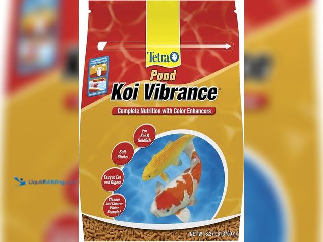 Lot 49-1518338 - TetraPond Koi Vibrance, Soft Sticks, Easy to Digest Floating Pond Food, 8.27 lbs Model #B0002DHQES, ...