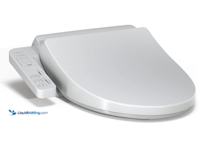 Lot 49-1570114 - TOTO WASHLET A2 Electronic Bidet Toilet Seat with Heated Seat and Soft Close® Lid, Elongated, Cotton...