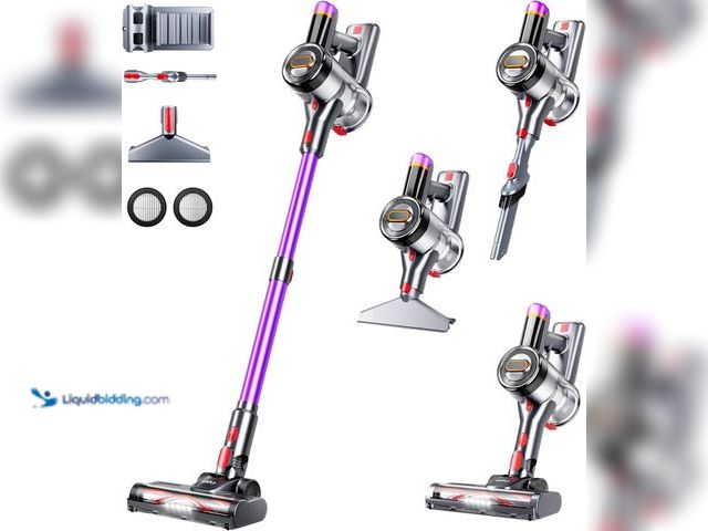 Lot 49-5437942 - Cordless Vacuum Cleaner, 500W 40Kpa 60Mins Vacuum Cleaners for Home, Self-Standing Stick Vacuum with...