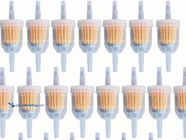 Lot 49-1831432 - New 6 Pack 1/4 x 5/16 Inline Gas Fuel Filter Replacement for Briggs AND Stratton Lawn Mower