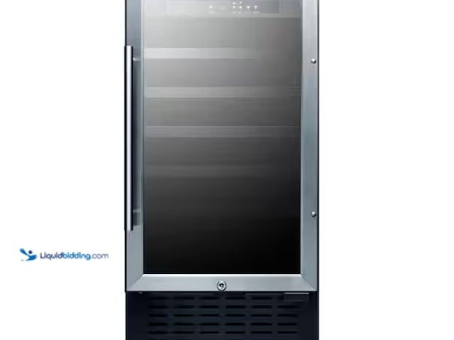 Lot 49-1598956 - Summit Appliance 18 in. 34-Bottle Built-In Wine Cooler, Model # SWC1840B, MSRP $980.97, New, Unable ...