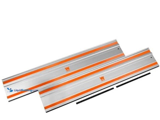Lot 49-2004605 - WEN 110-Inch Track Saw Track Guide Rail and Adapters, Model # CT9110, Used, Dusty.  Ref#WEN0629