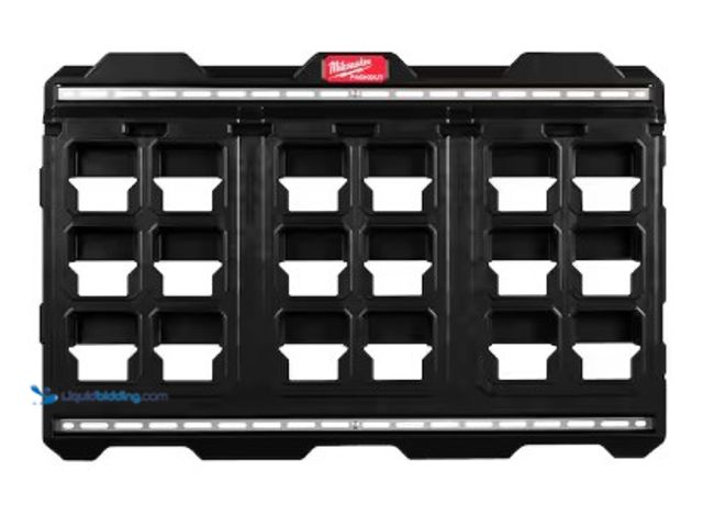 Lot 49-2022473 - Milwaukee 20 in. x 30.75 in. Wall Plate in Black, Model # 48-22-8497, MSRP $54.97, New.  Ref#AHD0922