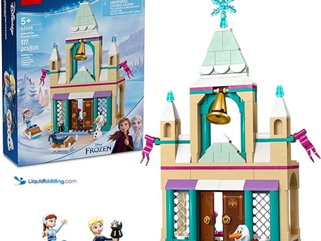 Lot 49-5448613 - LEGO Disney Frozen: Arendelle Frozen Castle - Building Playset for Kids - Frozen Castle Toy for Fans...