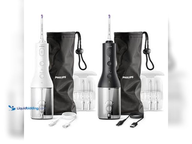 Lot 49-2021651 - Philips Sonicare Power Flosser 3000. Model #HX3828. MSRP $78.89. Unused. Has attachments. Unable to ...