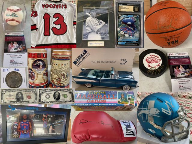 FLINT: Coin, Sports Memorabilia, Toys & Collectables Auction!