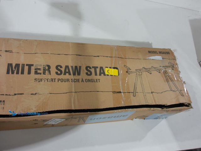Lot 49-2006044 - WEN 80 in. x 31 in. Universal Collapsible Stationary Miter Saw Stand, 350-Pound Capacity, Model # MS...