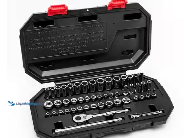 Lot 49-3471663 - Husky 1/4 in. Drive Mechanics Tool Set (50-Piece) Model # H50MTS4D, Slightly used, No Ratchet.  Ref#...