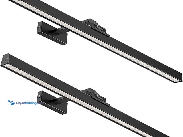 Lot 49-1572154 - Afyuol Picture Lights for Wall, Battery Operated Picture Light 24in Gallery Light for Paintings CCT ...