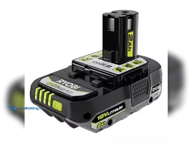 Lot 49-2022447 - RYOBI ONE+ 18V Lithium 2.0 Ah Battery, Model # PBP003, MSRP $89.00, New.  Ref#AHD0922