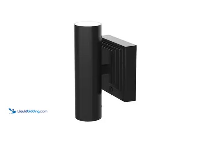 Lot 49-1628251 - Lot of (3) Westek 5 in. Matte Black LED Dual Light Vanity Sconce Light with Remote, Model # BL-SCDL-...