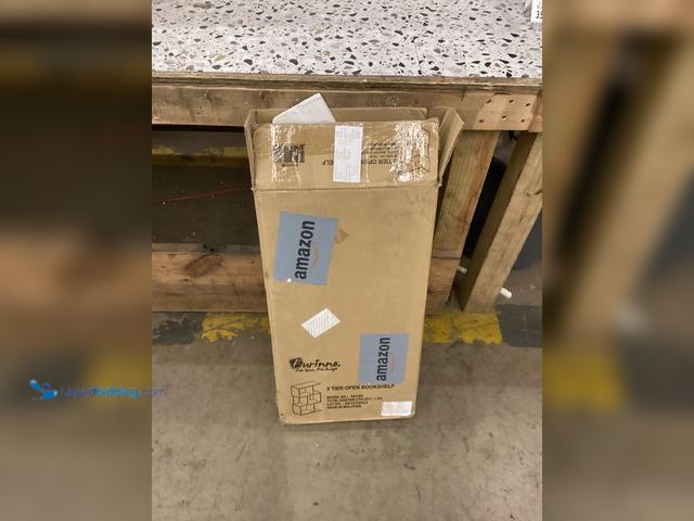 Lot 49-3531504 - 3 Tier Open Bookshelf 16120 Item is used with scuffs and scratches.