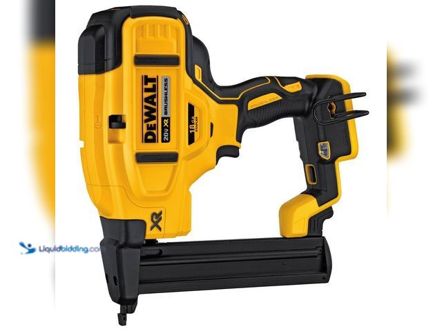 Lot 49-5429551 - DEWALT
20V MAX XR Lithium-Ion Cordless 18-Gauge Narrow Crown Stapler (Tool Only) Unused (tested wor...