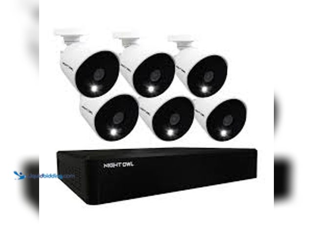 Lot 49-5407112 - Night Owl 16-Channel 1080p Wired DVR Security Camera System with 1TB Hard Drive and 6 1080p Wired Sp...