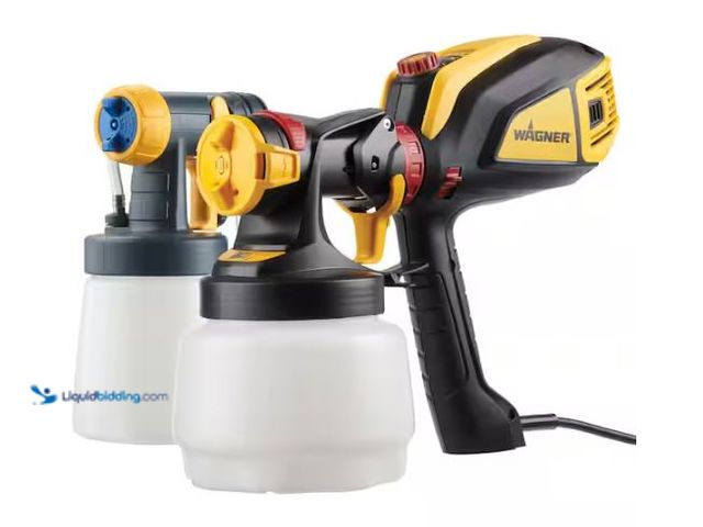 Lot 49-1627557 - Wagner Flexio 3500 Electric Handheld HVLP Paint Sprayer Model # 2419306, Used, Has Case, Missing Cle...