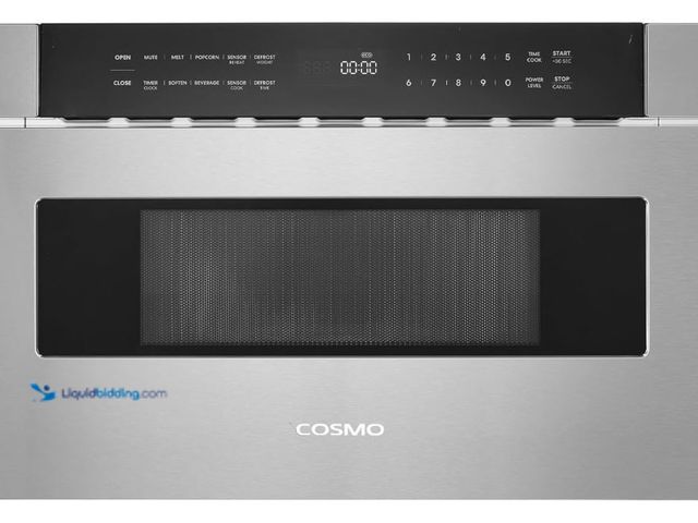 Lot 49-5514166 - COSMO COS-MWD3012NHSS 30 in. Haven Collection 1.2 cu. ft. Built-in Microwave Drawer, Presets, Touch ...