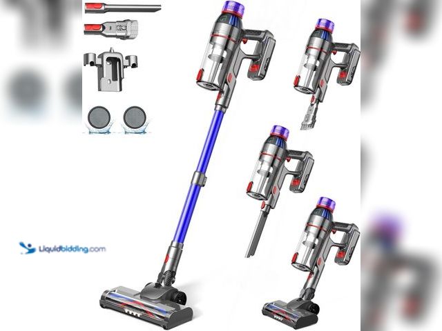 Lot 49-3511773 - Cordless Stick Vacuum Cleaner for Home: Power Suction Vacuum Tangle-Free Lightweight Design & 2600mA...
