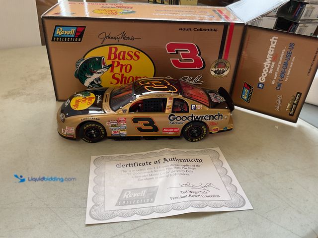 Lot 49-3503537 - Other REVELL COLLECTION #3 DALE EARNHARDT BASS PRO SHOPS 1/18 SCALE DIECAST CAR IN ORIGINAL BOX