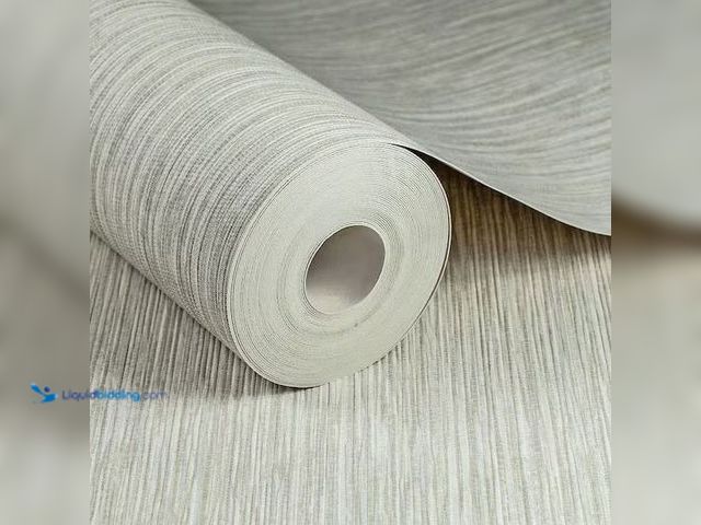 Lot 49-1548490 - Graham & Brown Grasscloth Natural Wallpaper (56sq ft) Model # 101448, Unused  Ref#SB1031