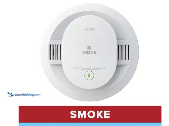 Lot 49-5580749 - QTY 2 - Kidde
10-Year Battery-Powered Smoke Detector, 20SD10. Unused