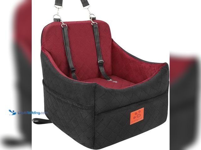 Lot 49-5553155 - Dog Car Seat for Small/Medium Dogs, Dog Booster Car Seats with Thick Cushion for Dogs Under 35lbs, D...
