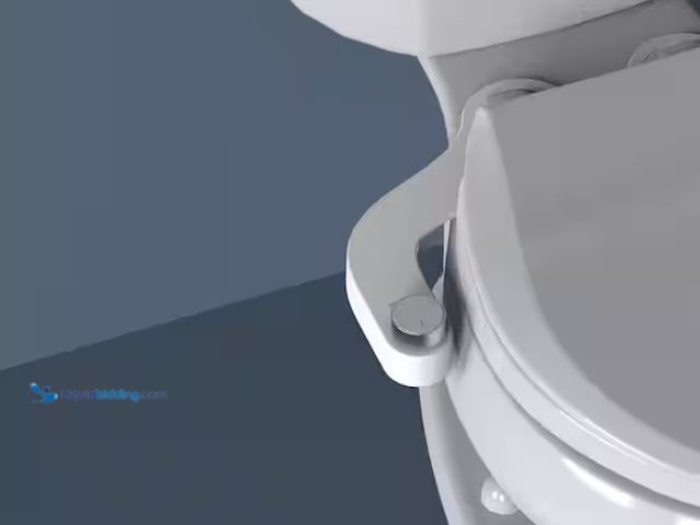 Lot 49-3433258 - Brondell FreshSpa Comfort+ Ambient Temperature Non-Electric Bidet Attachment in White, Model # FSR-1...