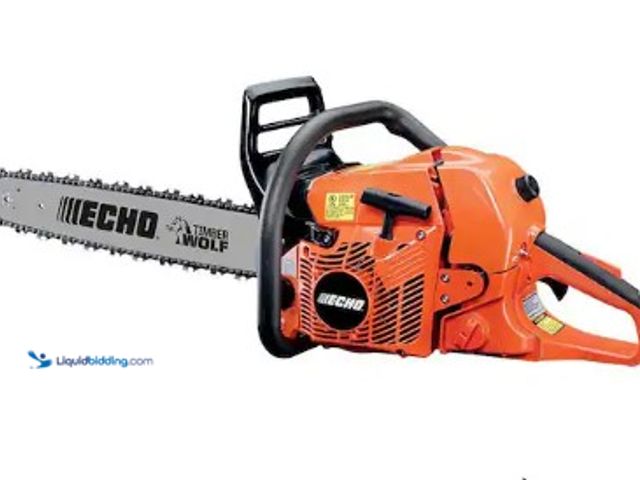 Lot 49-3618583 - ECHO 20 in. 59.8 cc Gas 2-Stroke Rear Handle Timber Wolf Chainsaw, Model # CS-590-20, Unused, Has co...