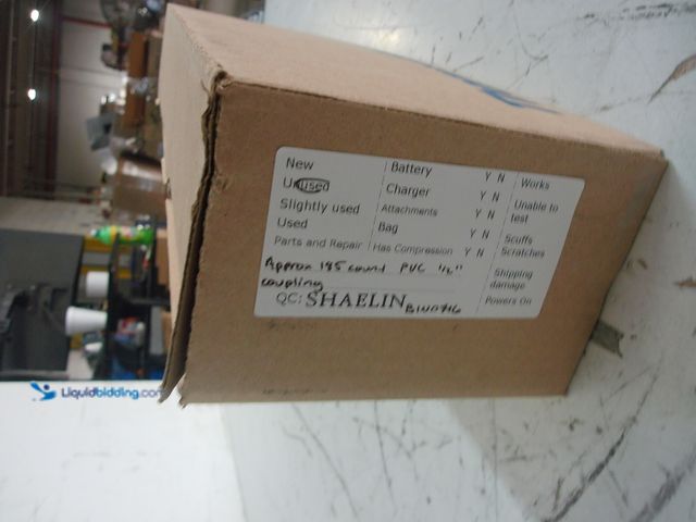 Lot 49-1629084 - Lot of APPROX (185) Carlon 1/2 in. Electrical PVC Standard Coupling, Model # E940D-80-HD, Unused.  R...