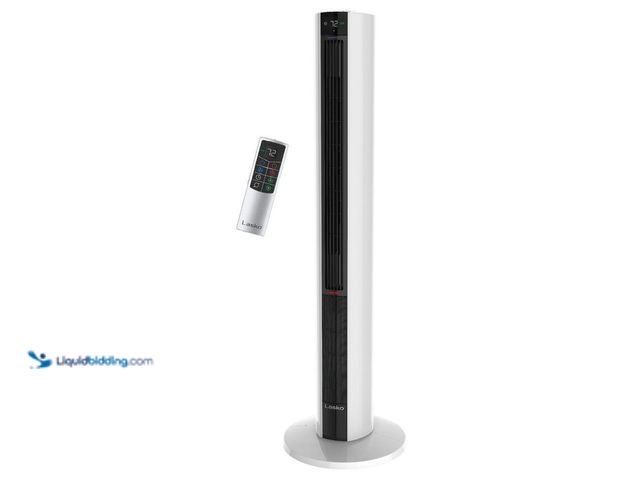 Lot 49-5437253 - Lasko All Season 1500-Watt Electric Oscillating Space Heater and Fan Combo Tower with Remote Control...