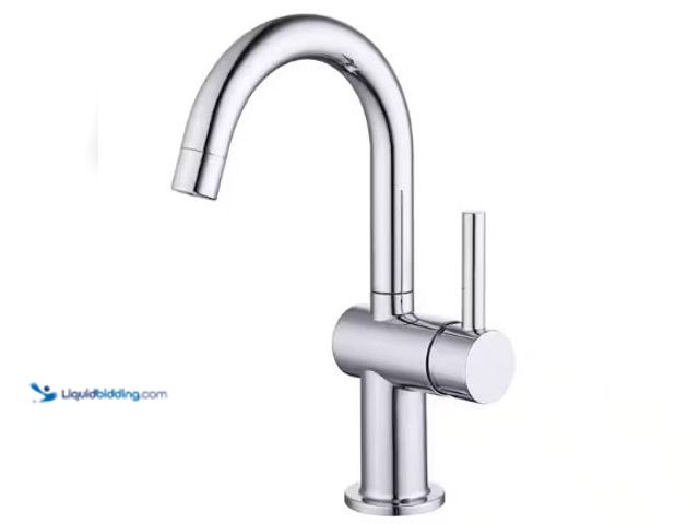 Lot 49-3631050 - Glacier Bay Dorind Single Hole Single-Handle Deck Mount High-Arc Bathroom Faucet in Polished Chrome,...