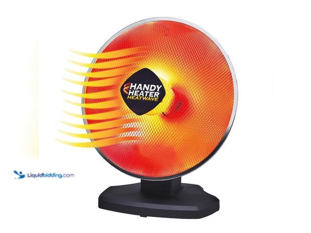 Lot 49-5487224 - HANDY HEATER
1200-Watt Electric Oscillating Ceramic Parabolic Space Heater (tested works) Used