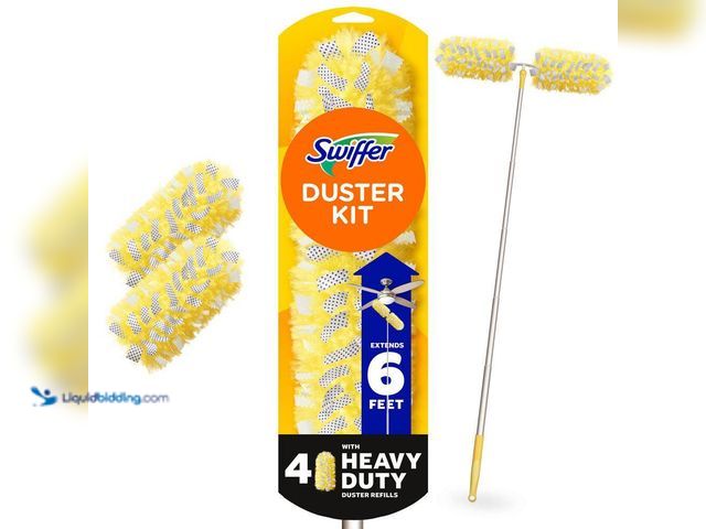 Lot 49-3540013 - Swiffer
Super Extendable Dusting Kit with Heavy Duty Refills (1-Handle, 4-Dusters) (3packs) New